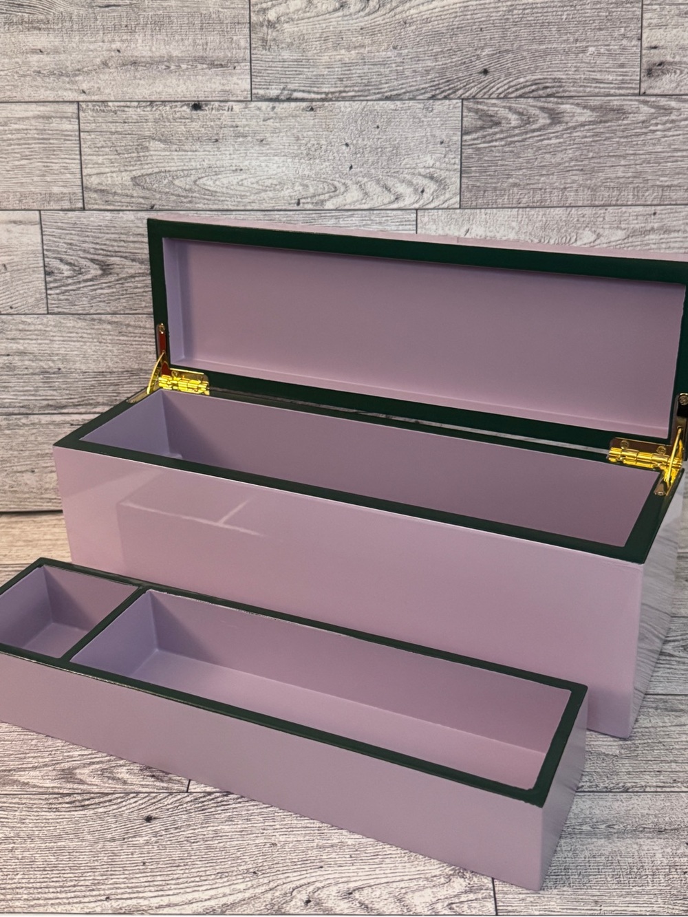 Anthropologie Pop Color Lacquer Jewelry Box